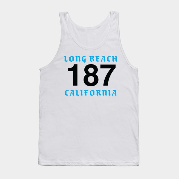 Long Beach 187 Tank Top by GMay